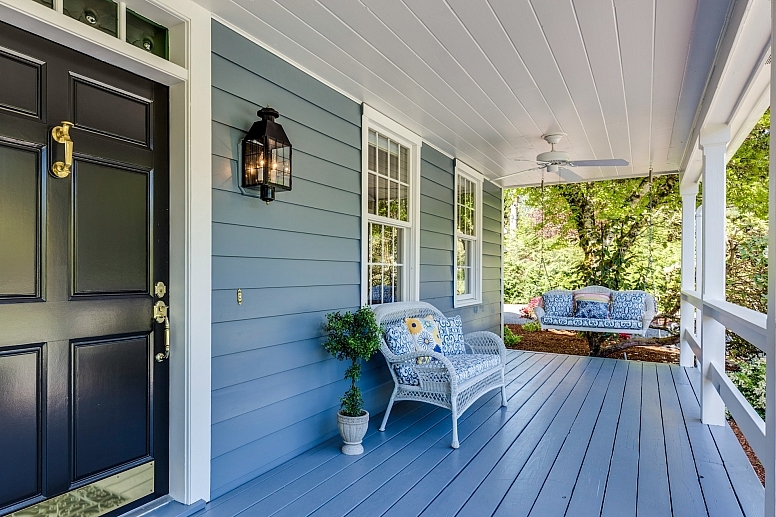 a welcoming front porch