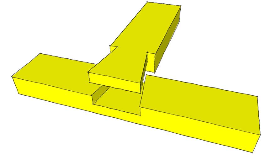 dovetail crossed lap joint