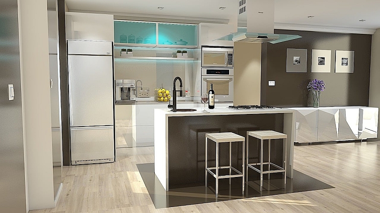 rendered kitchen design