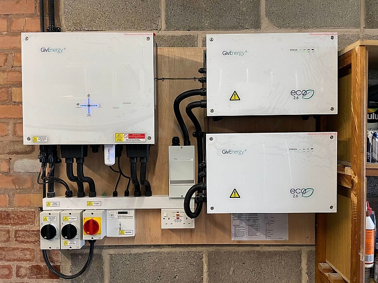 two giv bat 26 batteries with an ac coupled inverter