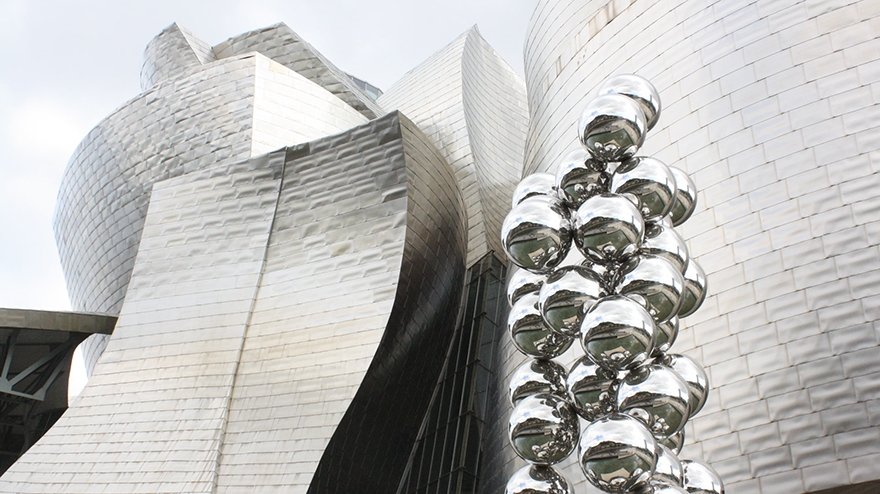 Frank Gehry building has globs of sealant falling from windows