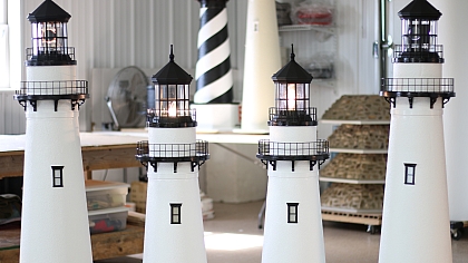 Adding a Lighthouse Lawn Ornament to a Landscaping Project